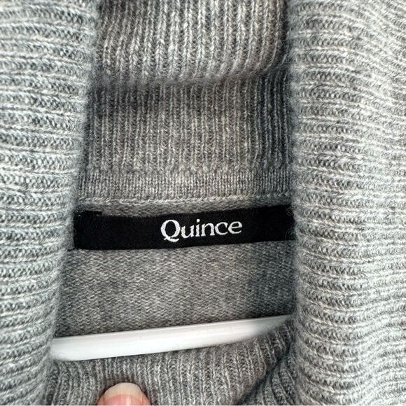 Quince Mongolian Cashmere Textured Sweater Dress M - Picture 7 of 9